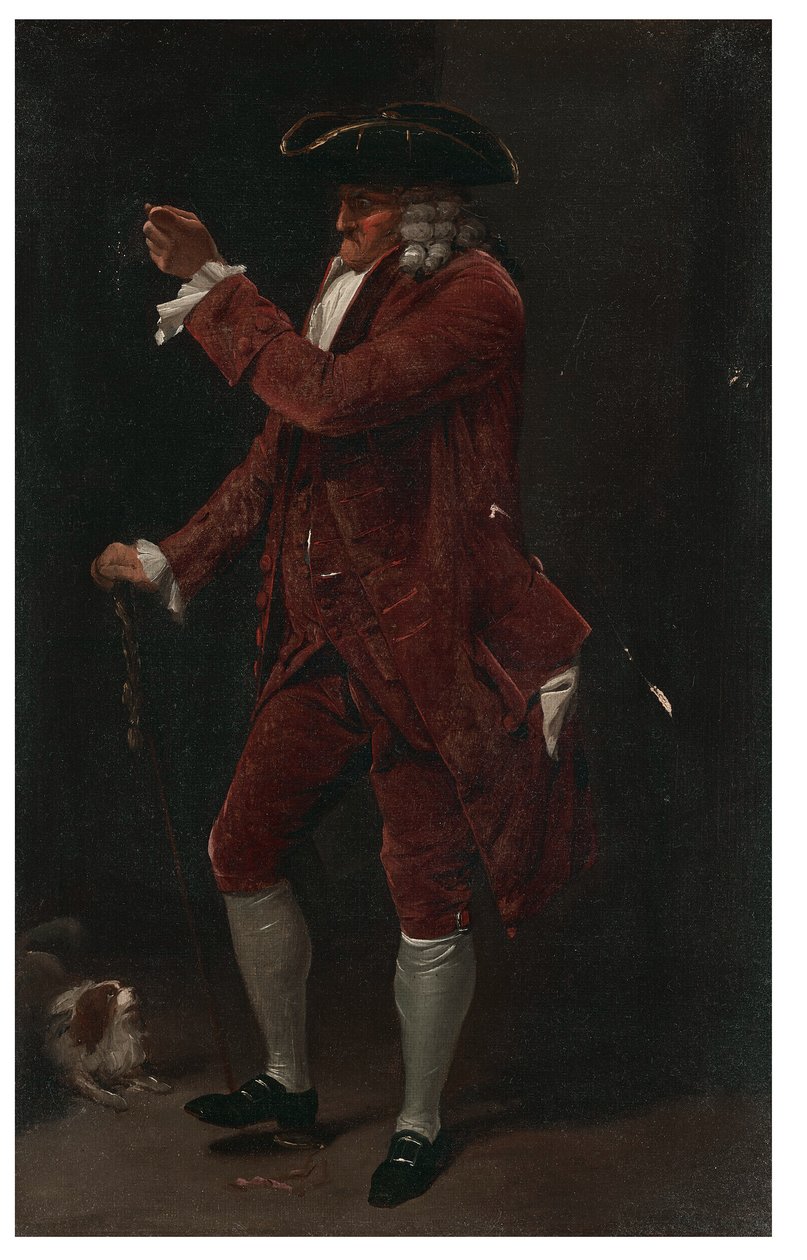 Herrasmies koiran kanssa tekijältä Louis Leopold Boilly