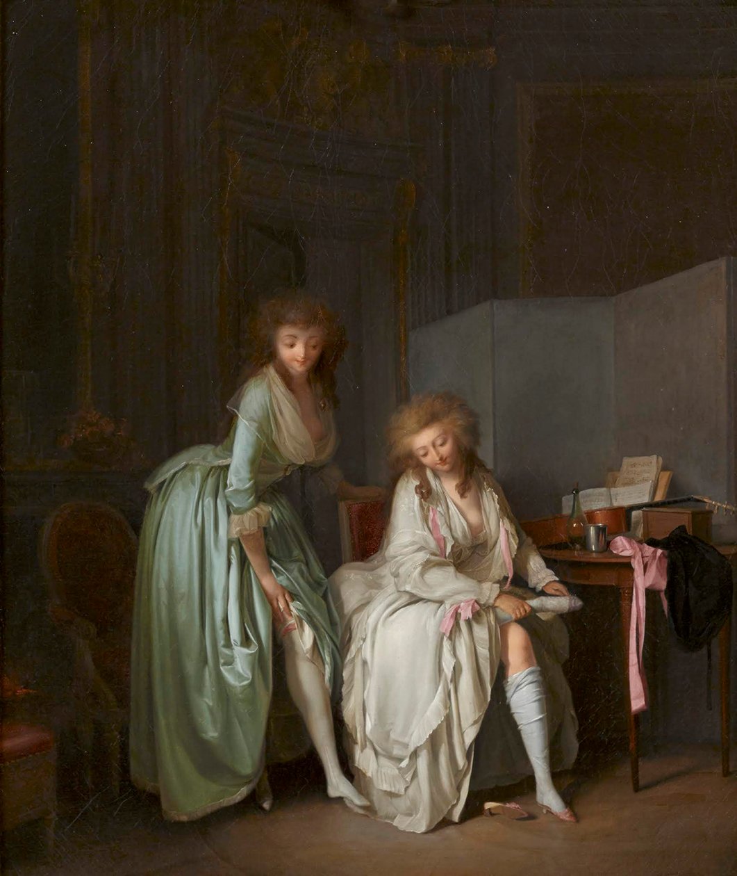Louis-Léopold Boilly - Pikkujalkojen vertailu tekijältä Louis Leopold Boilly