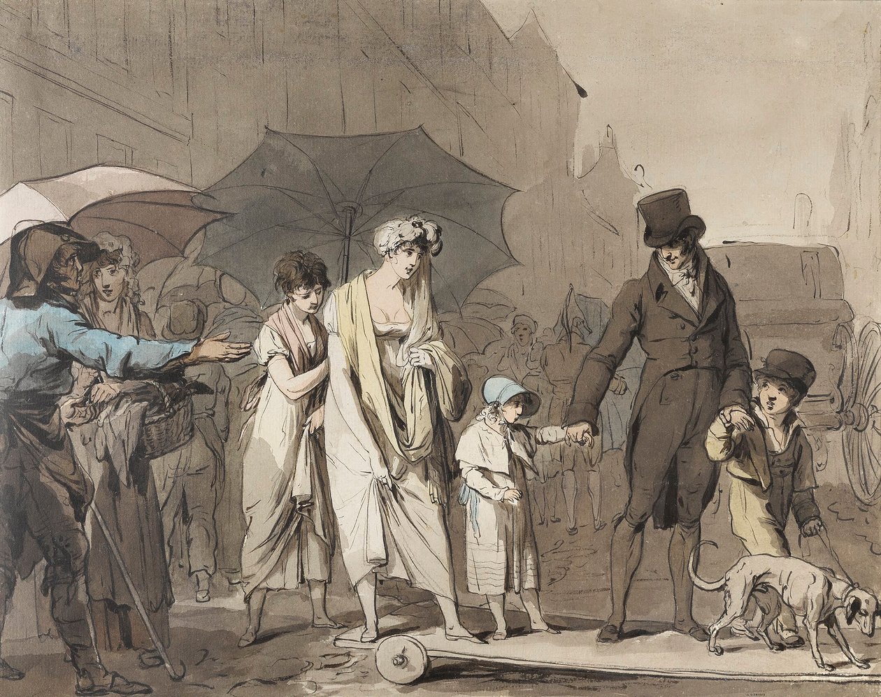 Louis-Léopold Boilly - Kaupunkien tietullimaksut tekijältä Louis Leopold Boilly