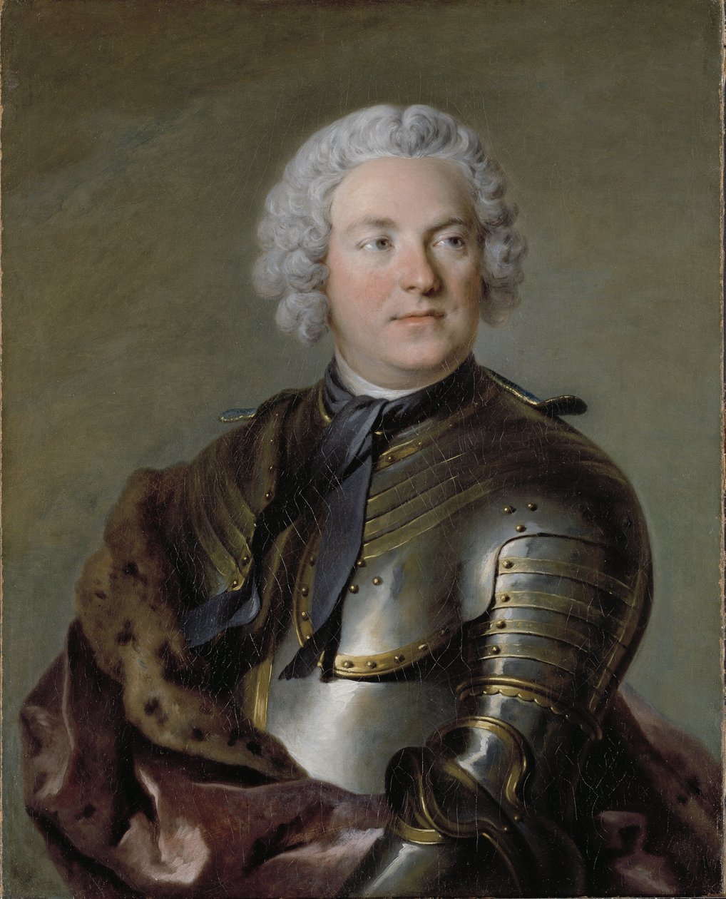 Charles Gustave de Tessin, ruotsalainen aristokraatti ja poliitikko - Carl Gustaf Tessinin (1695-1770) muotokuva, Tocque, Louis (1696-1772). öljy kankaalle tekijältä Louis Tocqué