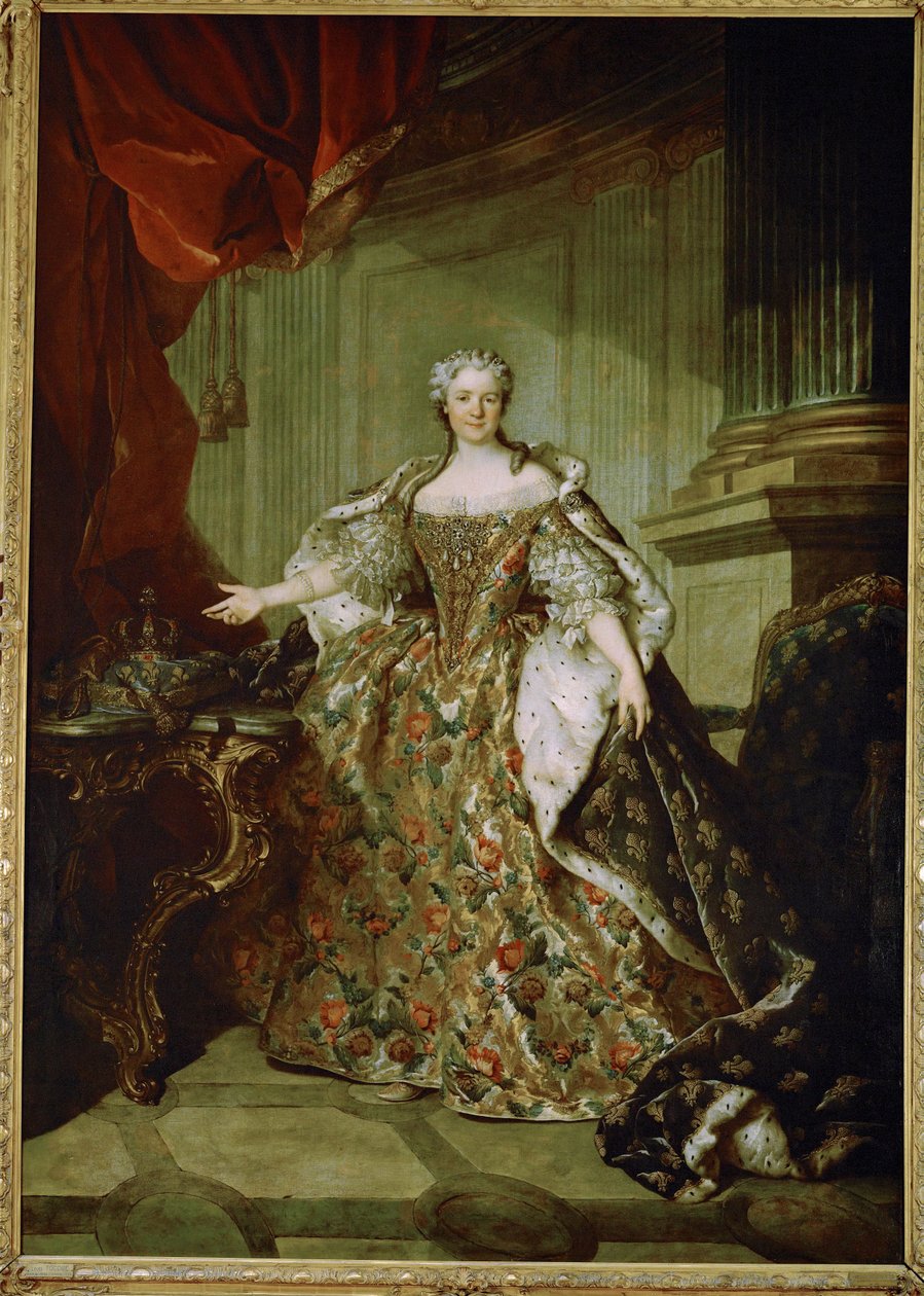 Marie Leszczynska, Ranskan kuningatar, Ludvig XV:n vaimo, Puolan kuninkaan Stanislas Leszczynskin tytär ... tekijältä Louis M. Tocque