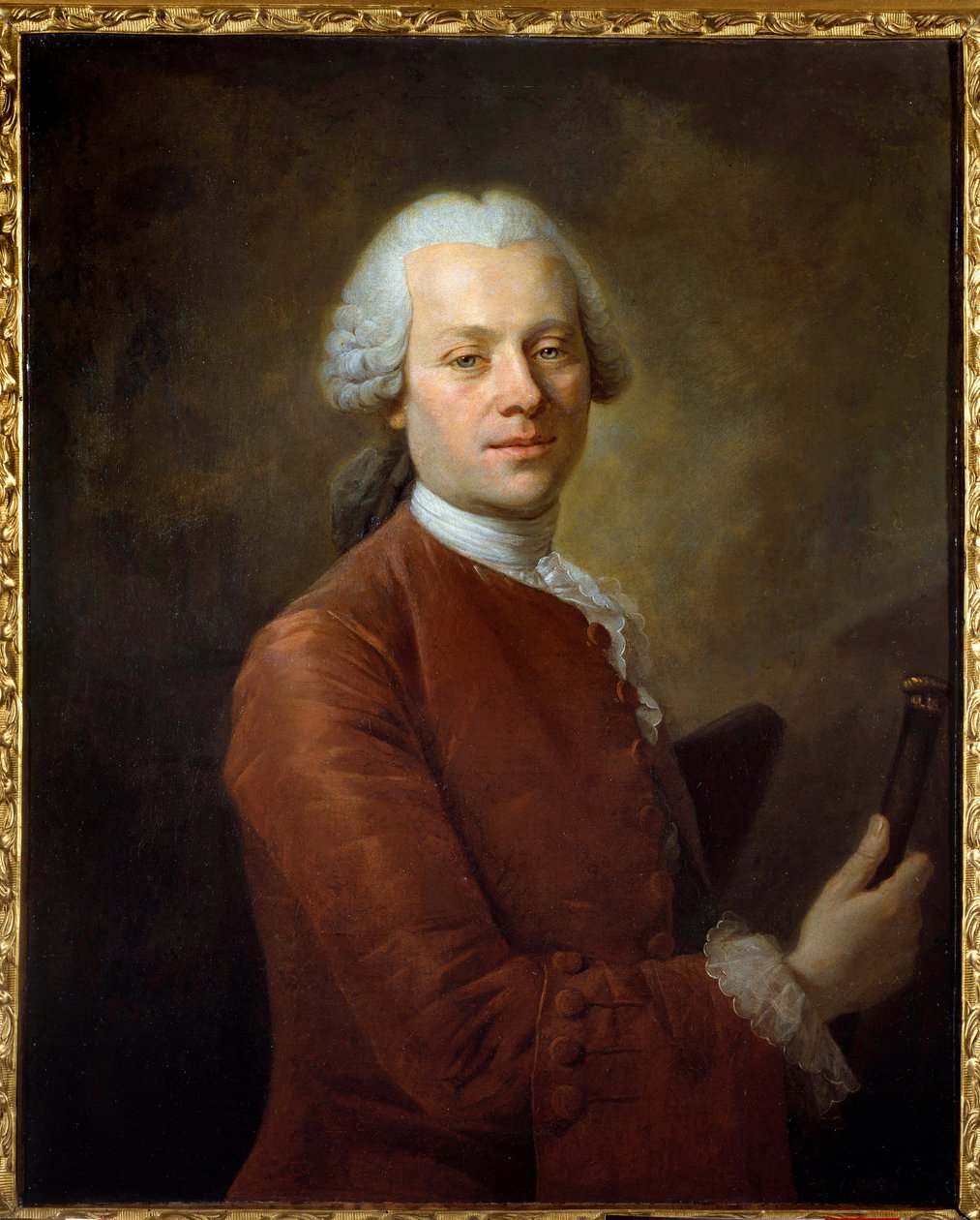 Jean the Round of Alembert (1717 - 1783) muotokuva, Louis Tocquen (1696 - 1772) Versailles. Musee Lambinet. - Jean the Round of Alembert (1717-1783) muotokuva. Louis Tocquen maalaus (1696-1772) tekijältä Louis Tocqué