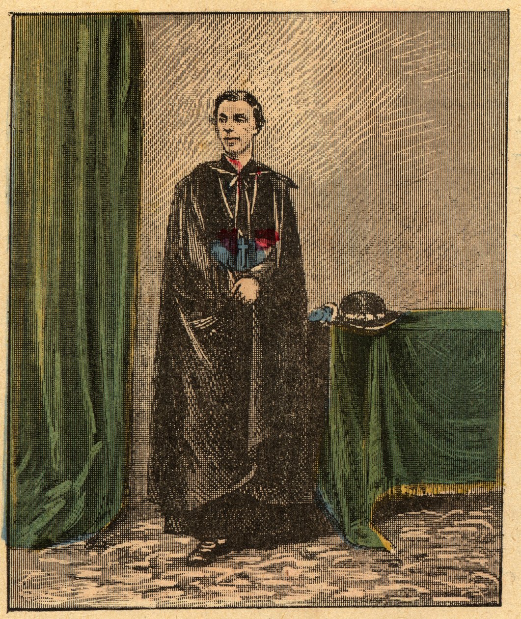 Louis-Gaston de Segur (Louis Gaston de Segur) (1844-1879) Ranskan piispa - - Kaiverrus sanasta "" Uskonnollinen opetus silmin. Wonderful Album”, Louis Maitrejean ja Georget Ramond - Ranska 1910 tekijältä Louis Maitrejean