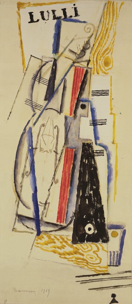 Abstrakti Lulli, 1919 tekijältä Louis Marcoussis