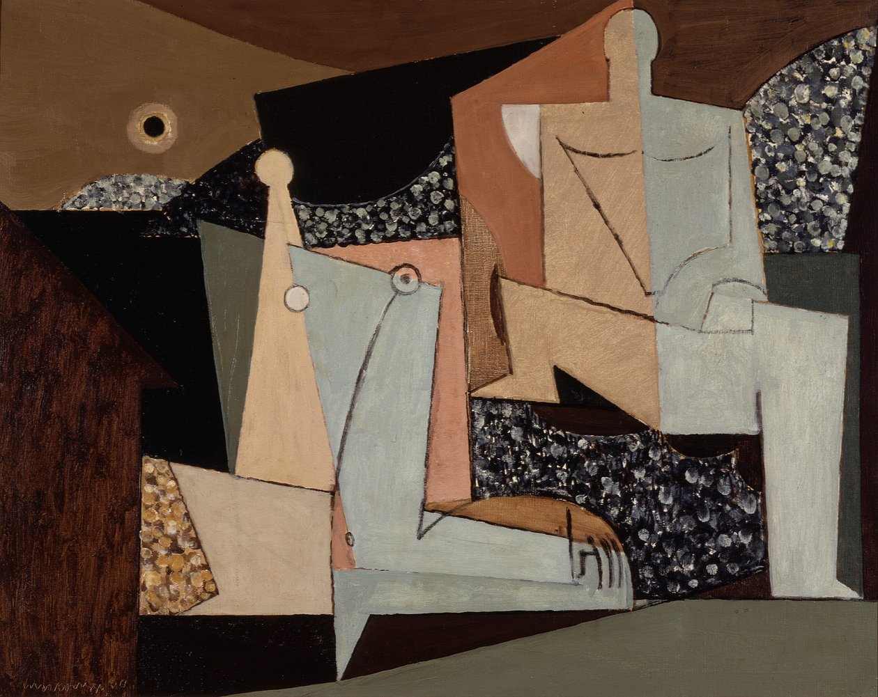 Hahmot rannalla tekijältä Louis Marcoussis