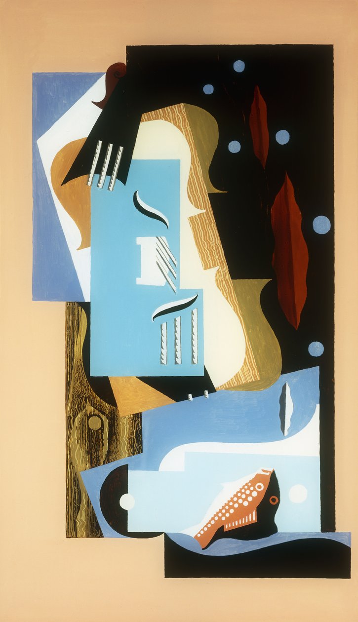 Asetelma Suuren Karhun kanssa; Luonto Morte a la Grande Ourse, 1926 tekijältä Louis Marcoussis