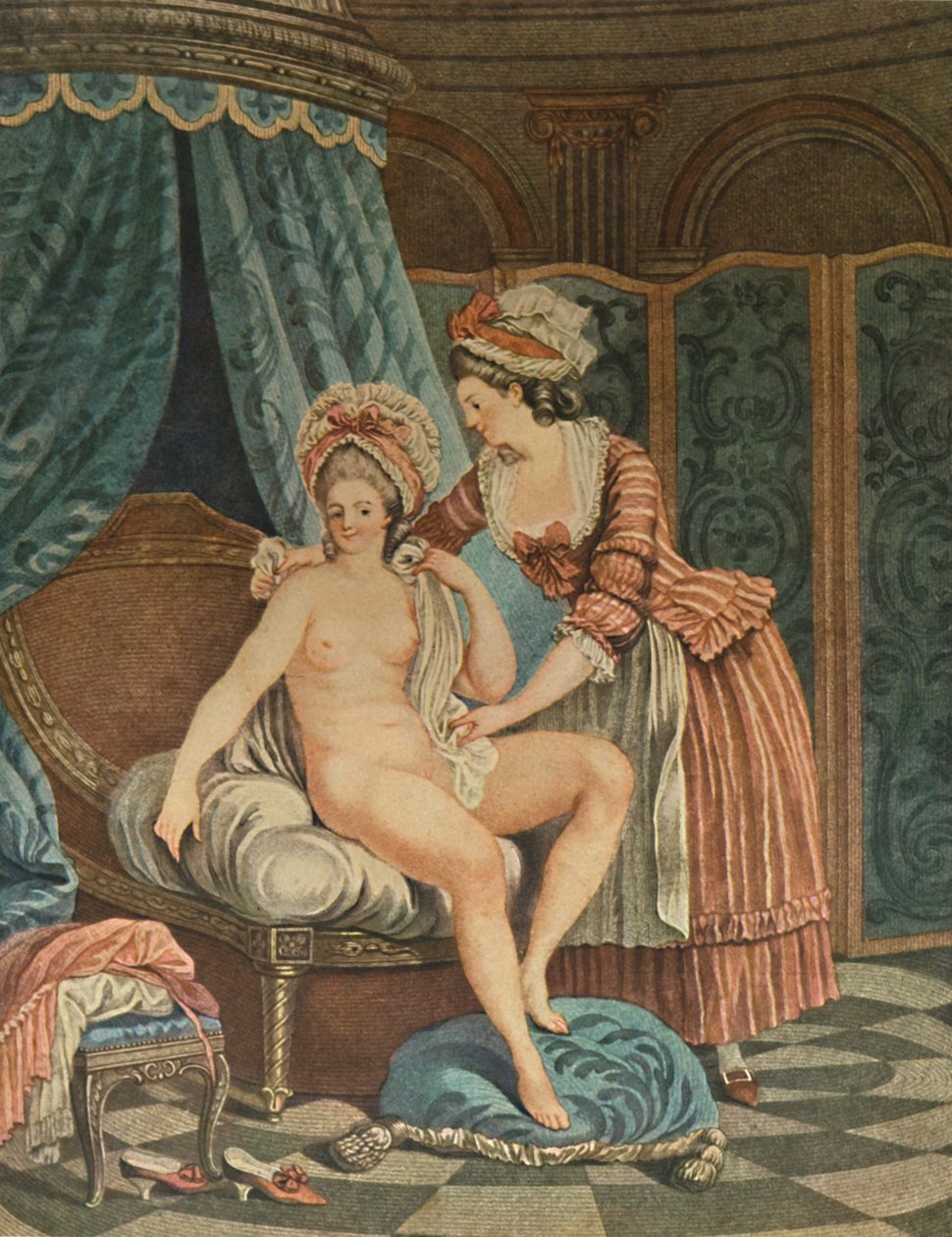 Le Bain, The Bath, c1765-1790, 1913 tekijältä Louis Marin Bonnet