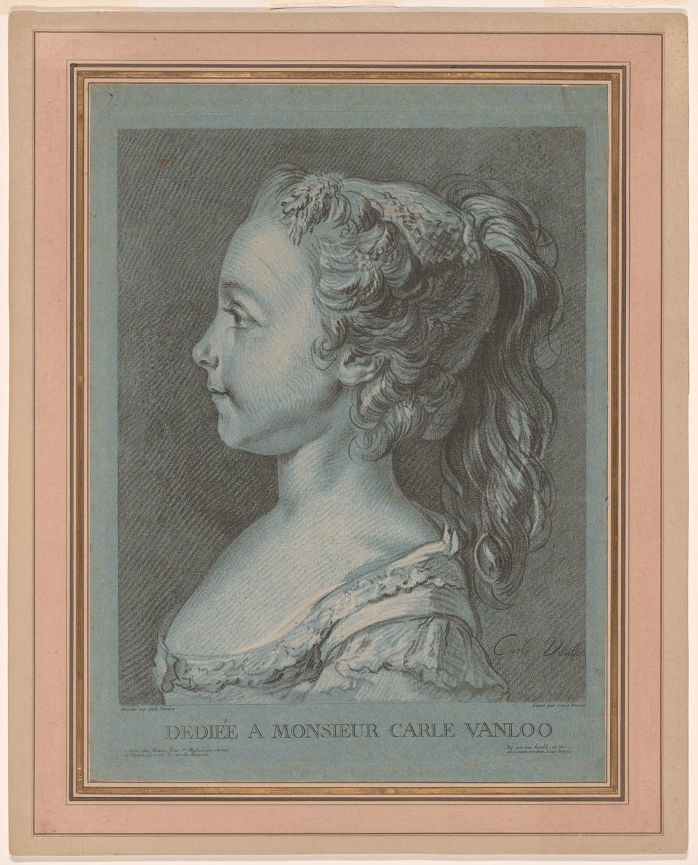 Marie-Rosalie Vanloo tekijältä Louis Marin Bonnet