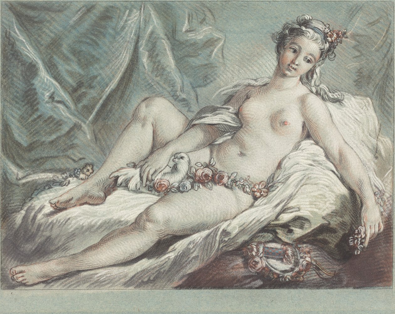 Venuksen herääminen tekijältä Louis Marin Bonnet after François Boucher