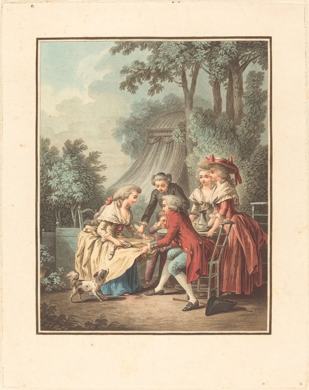 Lounas tekijältä Louis Marin Bonnet after Jean Baptiste Hüet, I