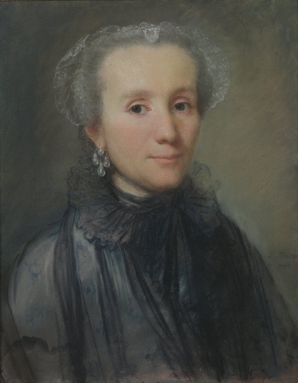 Puolan aateliston naisen muotokuva, 1776 tekijältä Louis Marteau