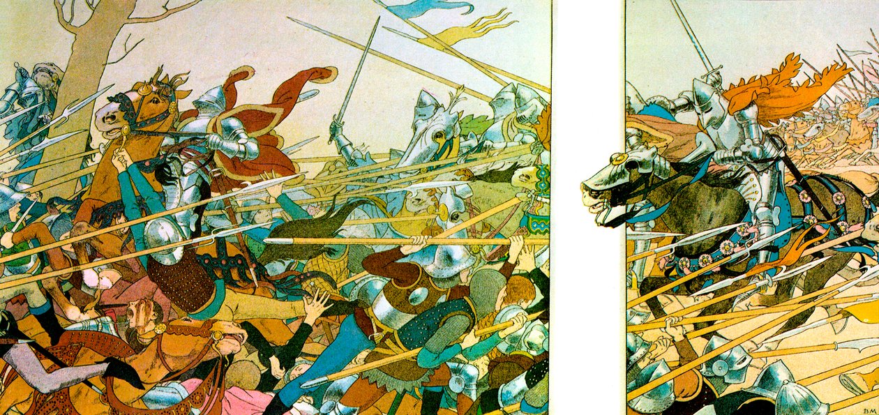 Kuvitus kirjasta The Life of Joan of Arc, 1896 tekijältä Louis Maurice Boutet de Monvel