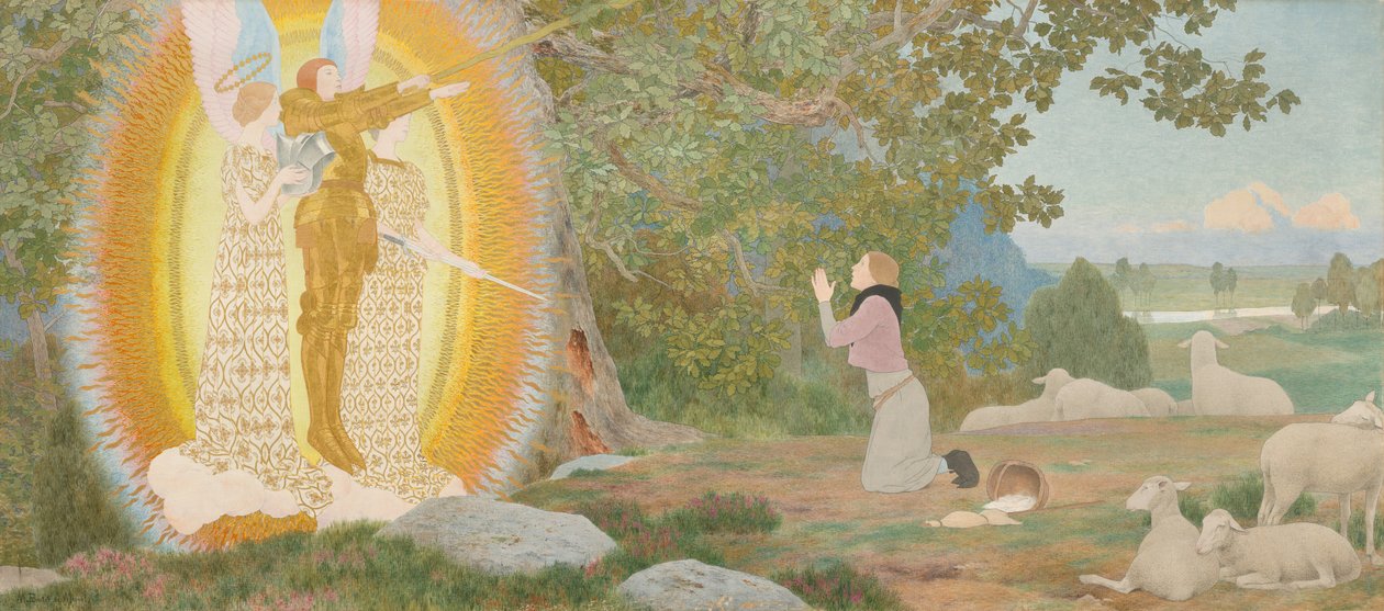 Visio ja inspiraatio (Joan of Arc -sarja: I) tekijältä Louis Maurice Boutet de Monvel