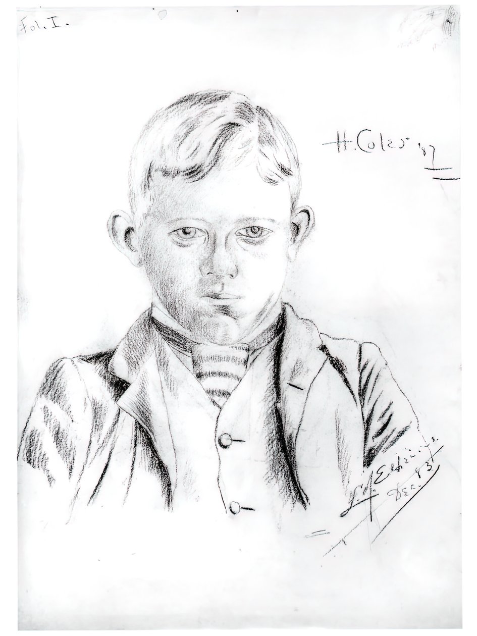 Howard L. Colesin muotokuva, joulukuu 1883. tekijältä Louis Michel Eilshemius