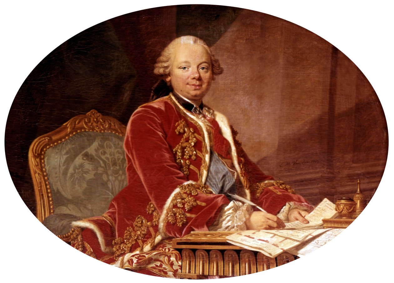 Etienne-Francois, Choiseul-Stainvillen herttua (1719-1785) tekijältä Louis Michel van Loo