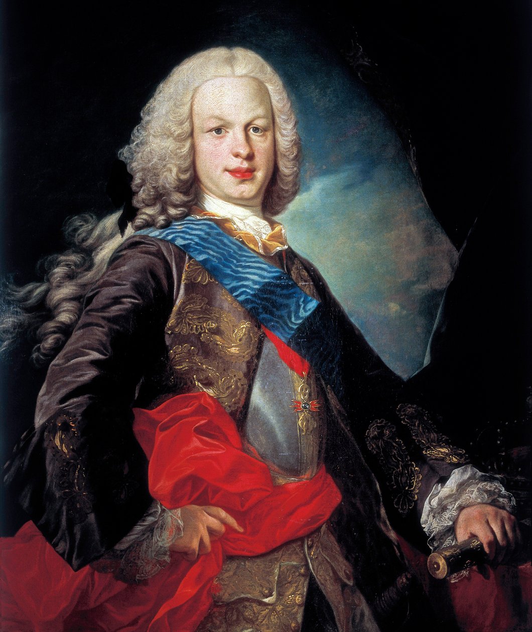 Ferdinand VI:n muotokuva (Fernando VI tekijältä Louis Michel van Loo