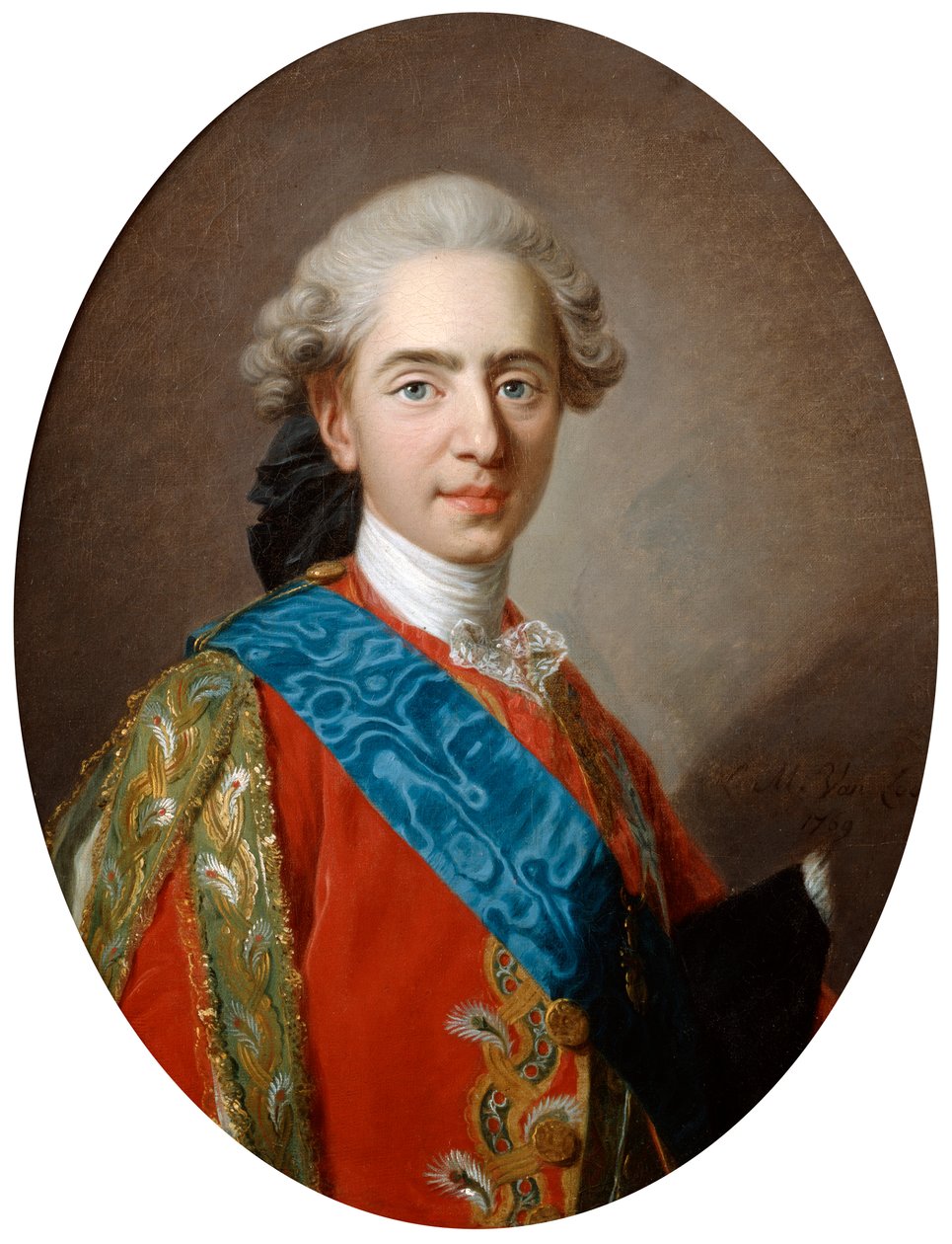 Duc de Berry, myöhemmin kuningas Ludvig XVI, 15, vuodelta 1769 tekijältä Louis Michel van Loo