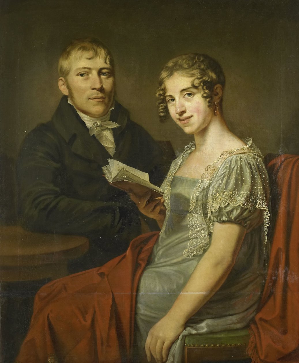 Hendrik Arend van den Brink (1783-1852) ja hänen vaimonsa Lucretia Johanna van de Poll (1790-1850) tekijältä Louis Moritz