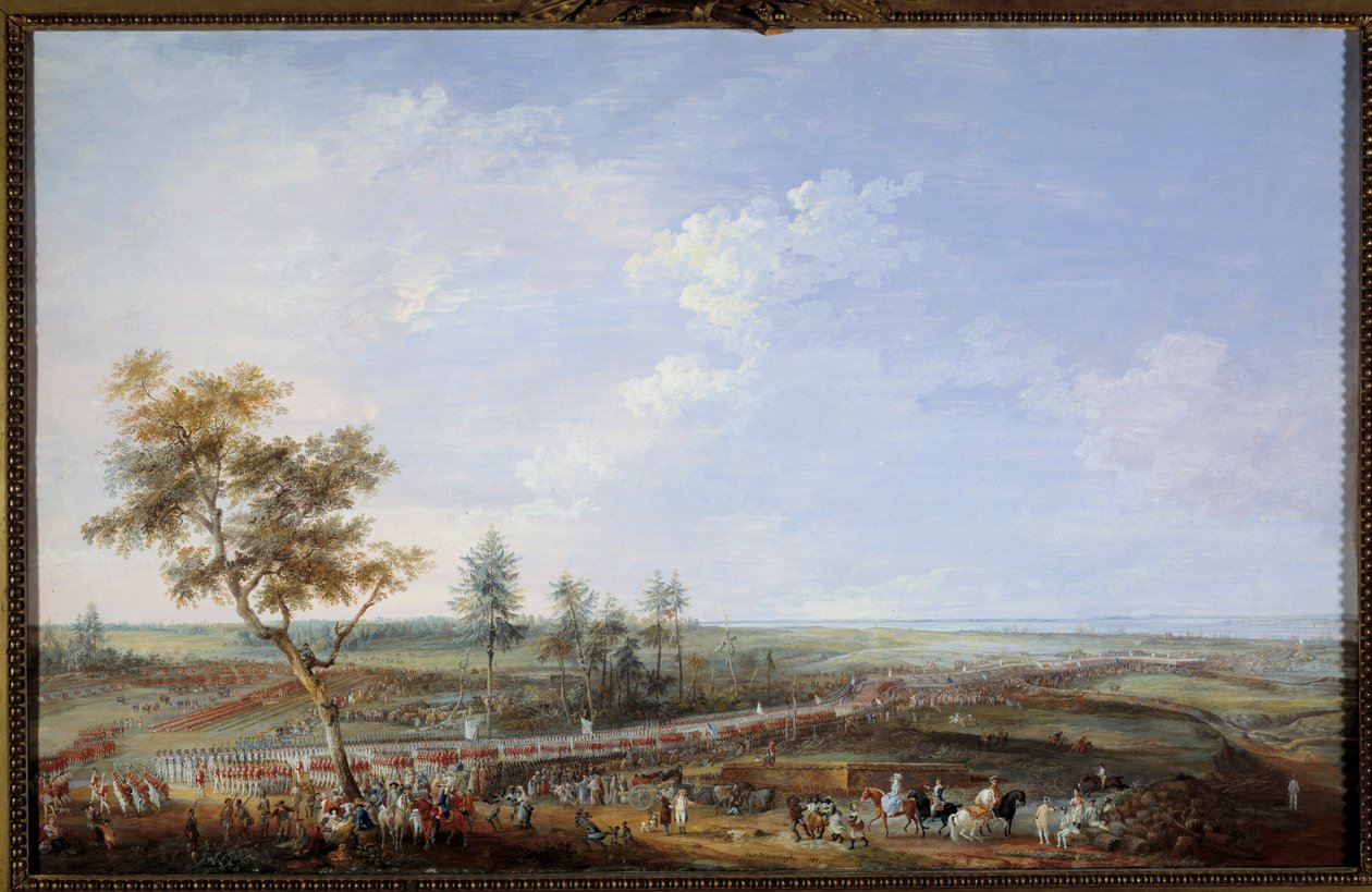 Eroamissota: "" Yorktownin taistelu tekijältä Louis Nicolas van Blarenberghe