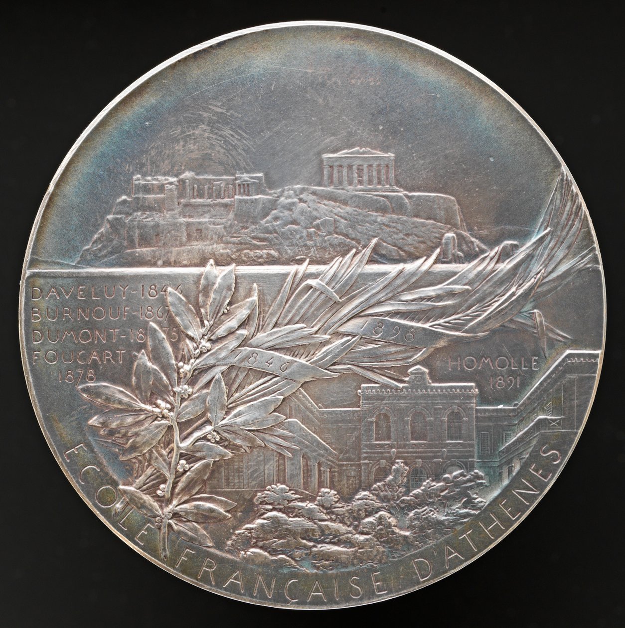 Ateenan ranskalainen koulu [käänteinen], 1898. tekijältä Louis Oscar Roty