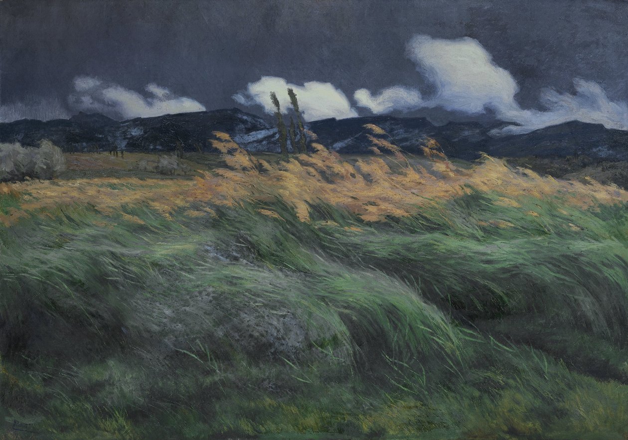 Maisema tekijältä Louis Patru (signed by artist)