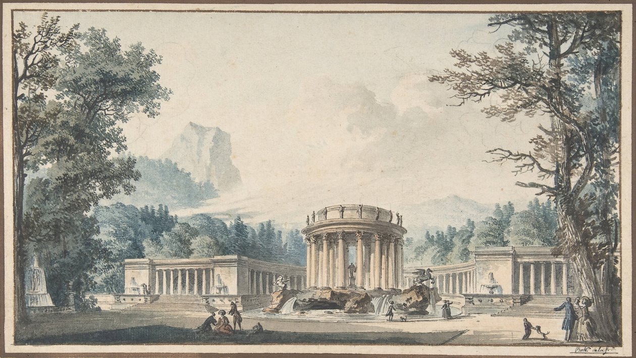 Fête Decor -projekti, n.d. tekijältä Louis Pierre Baltard
