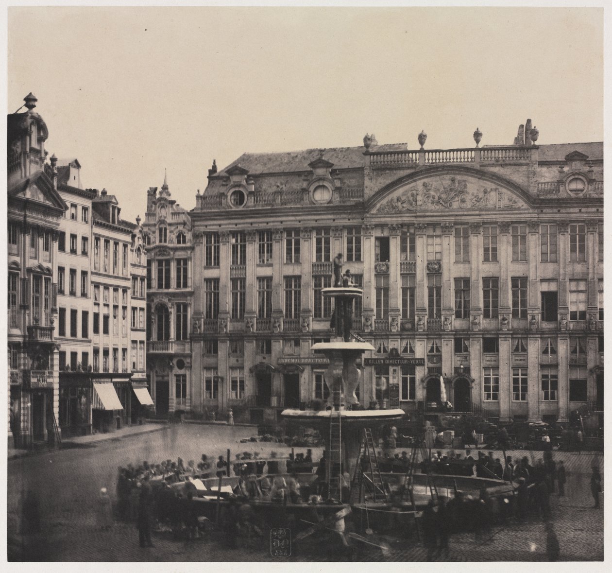 Nimetön (muistosuihkulähteen rakentaminen) tekijältä Louis Pierre Theophile Dubois de Nehaut