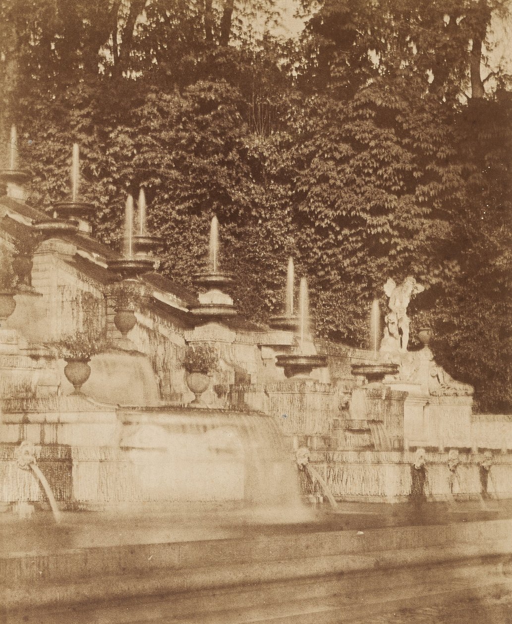 Kaskadi Chateau de St. Cloudissa tekijältä Louis Rémy Robert