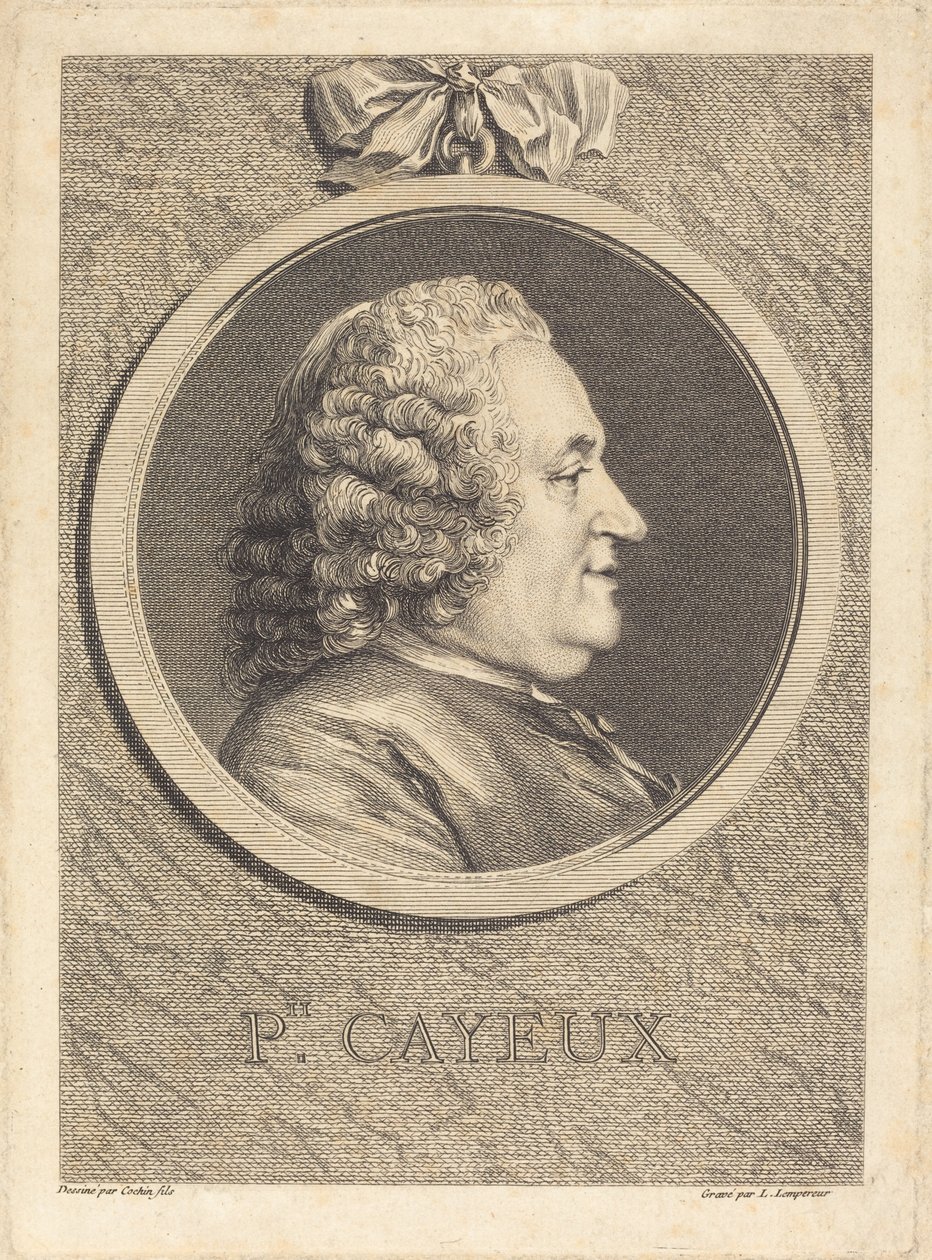Philippe Cayeux tekijältä Louis Simon Lempereur after Charles Nicolas Cochin II