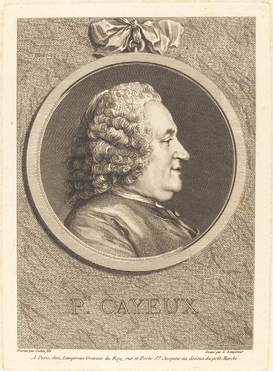 Philippe Cayeux tekijältä Louis Simon Lempereur after Charles Nicolas Cochin II
