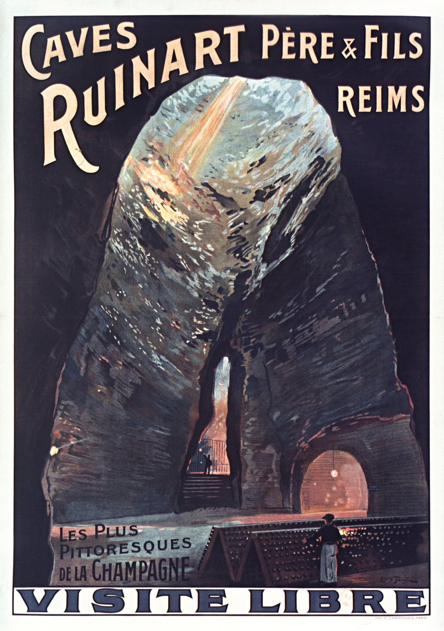 Caves Ruinart, 1914. tekijältä Louis Tauzin
