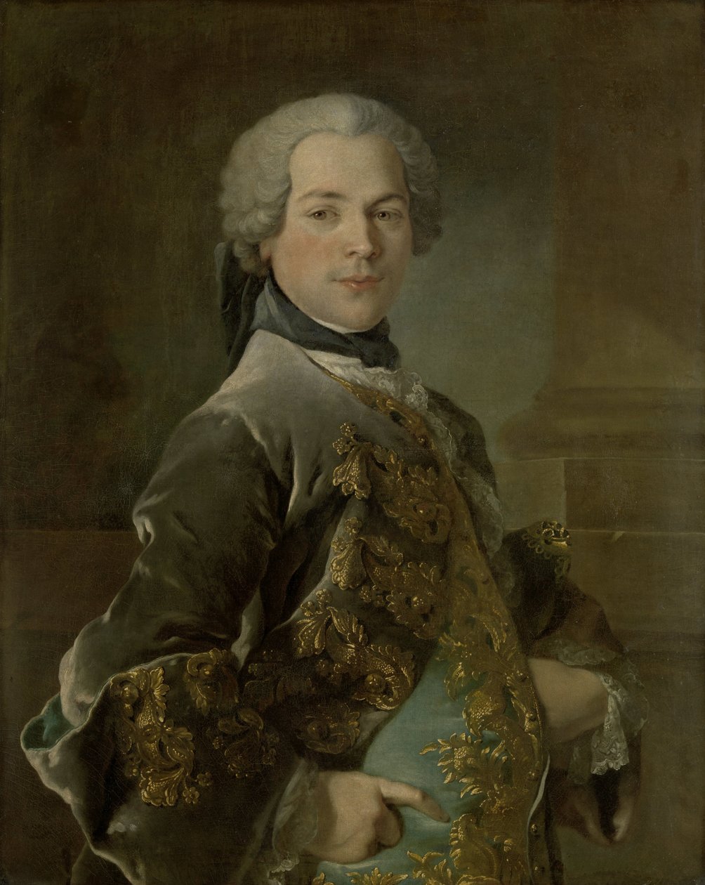 Isaac van Rijneveldin muotokuva Isaac van Rijneveldin muotokuva tekijältä Louis Tocqué