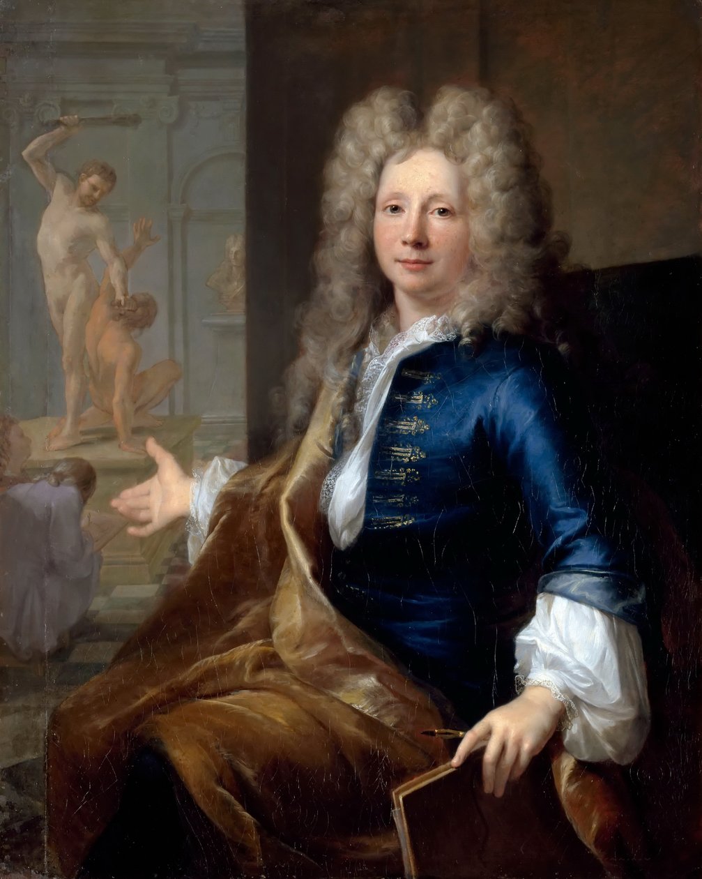 Louis Boullogne nuoremman muotokuva 1654-1733 tekijältä Louis Tocqué