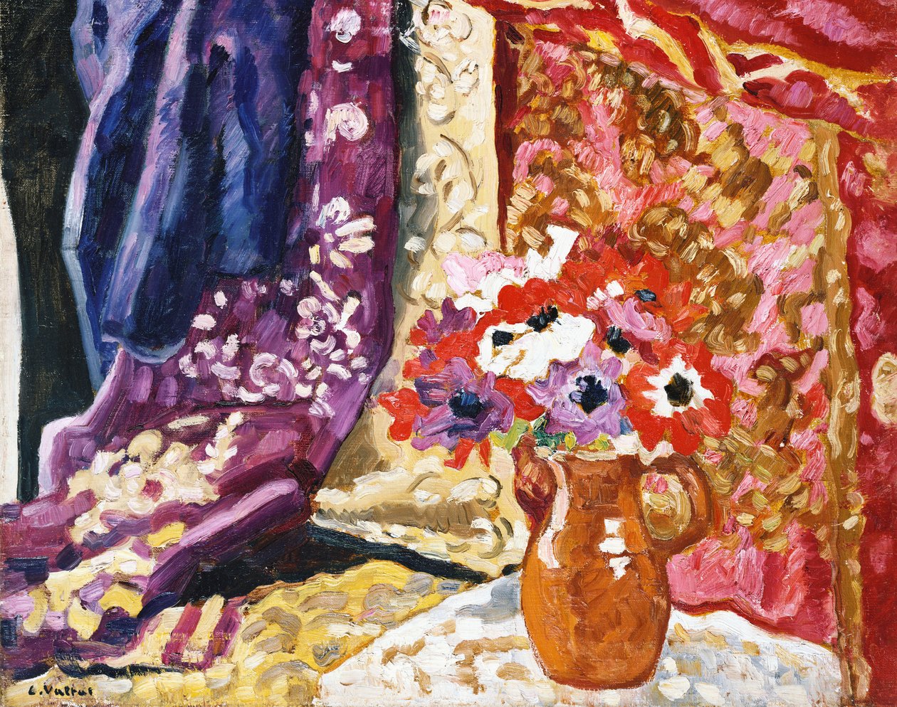 Anemones verhoilla tekijältä Louis Valtat