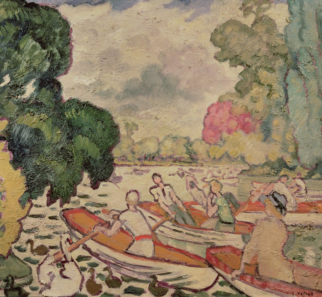 Veneitä Bois de Boulognessa tekijältä Louis Valtat