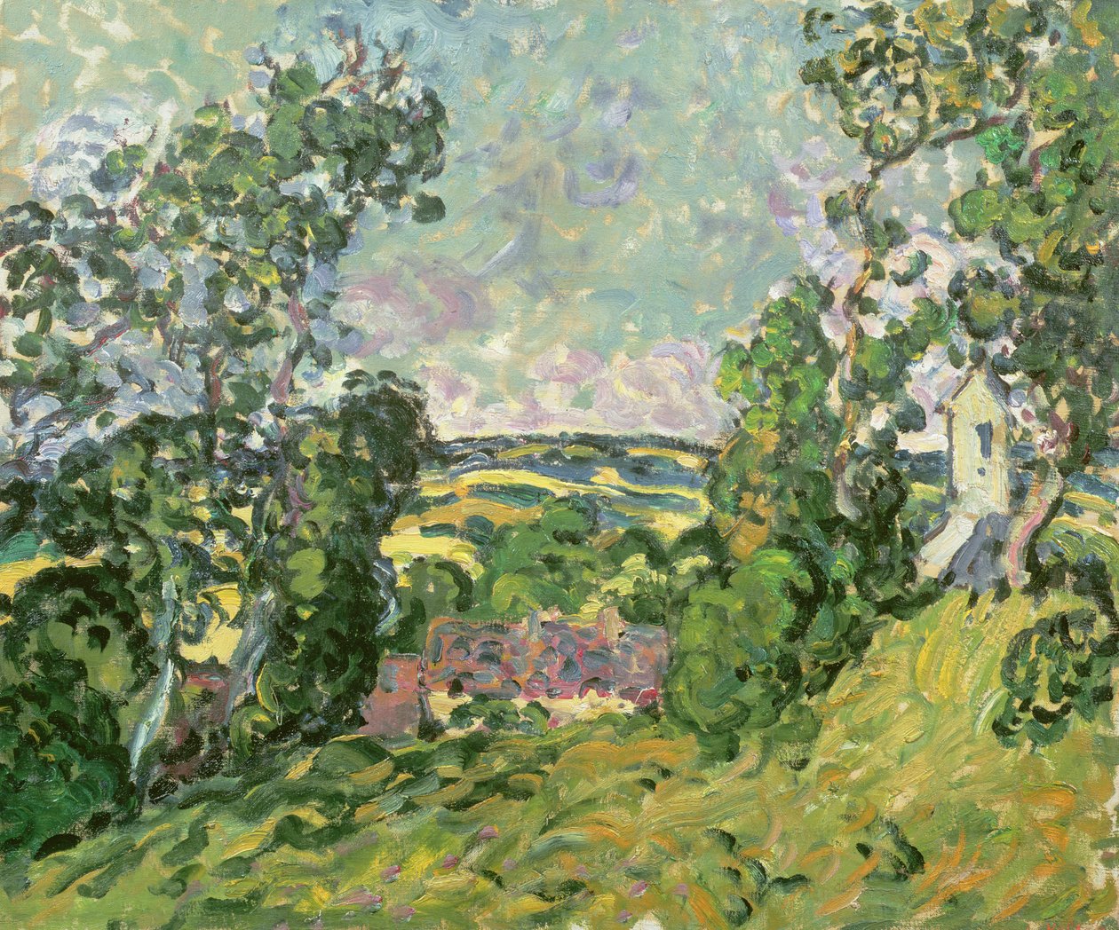 Maisema (öljy kankaalle) tekijältä Louis Valtat
