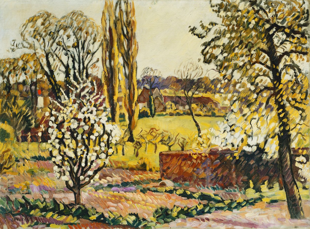 Choiselin maisema; Choiselin maisema, n. 1914 (öljy kankaalle) tekijältä Louis Valtat