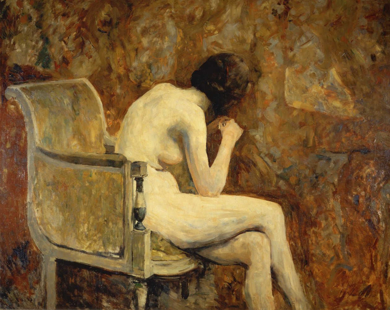 Alaston nojatuolissa tekijältä Louis Valtat