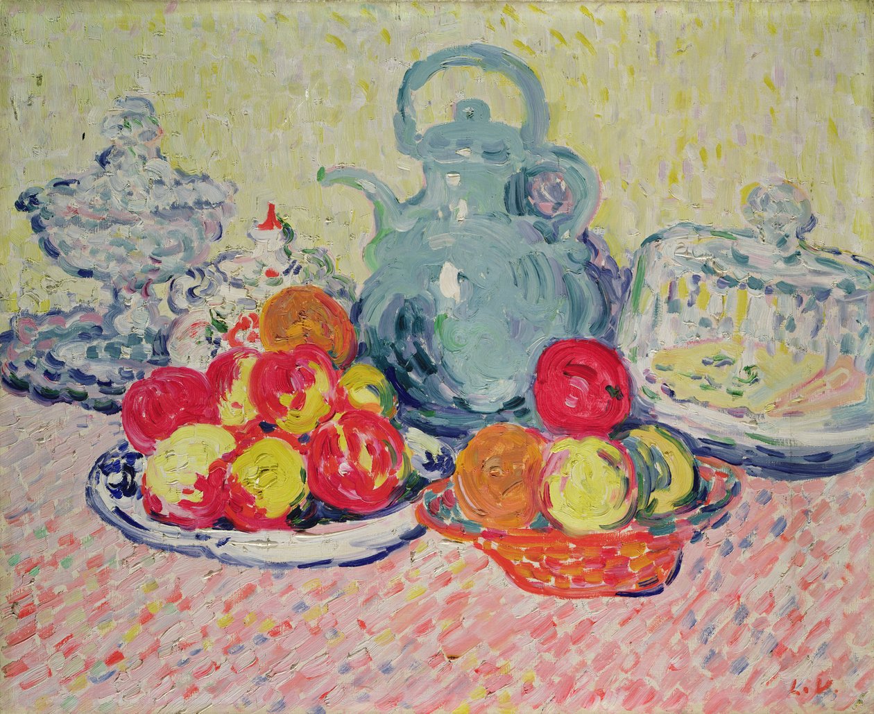 Asetelma, n. 1905-06 (öljy kankaalle) tekijältä Louis Valtat