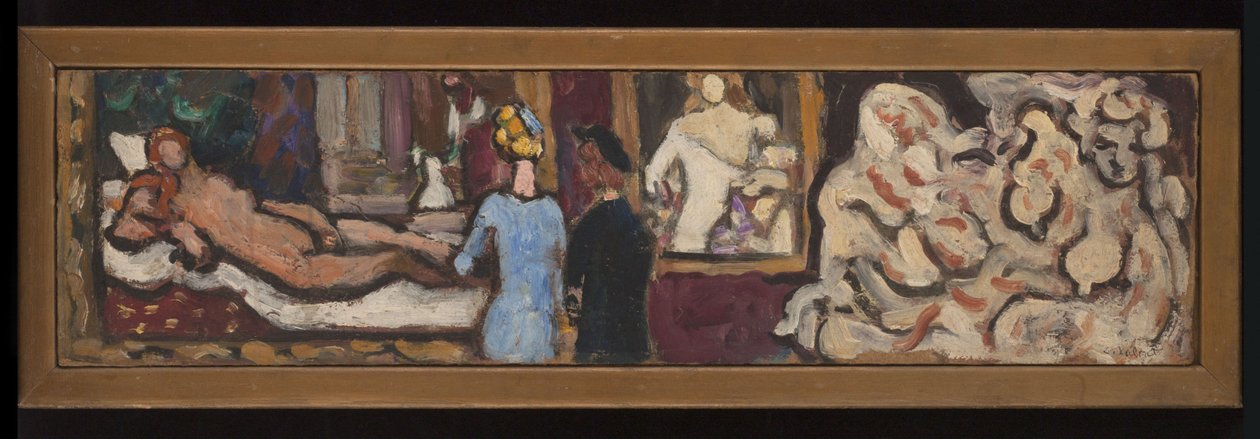 Tutkimuksia Tizianin Urbinon Venus ja Flora -teoksen mukaan, tehty Petit Palais