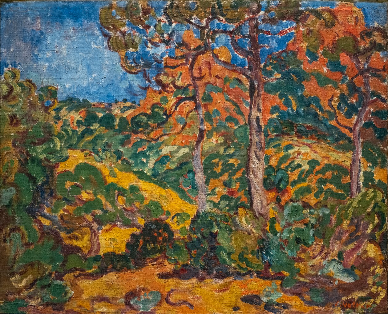 Auringonvalo puiden alla tekijältä Louis Valtat