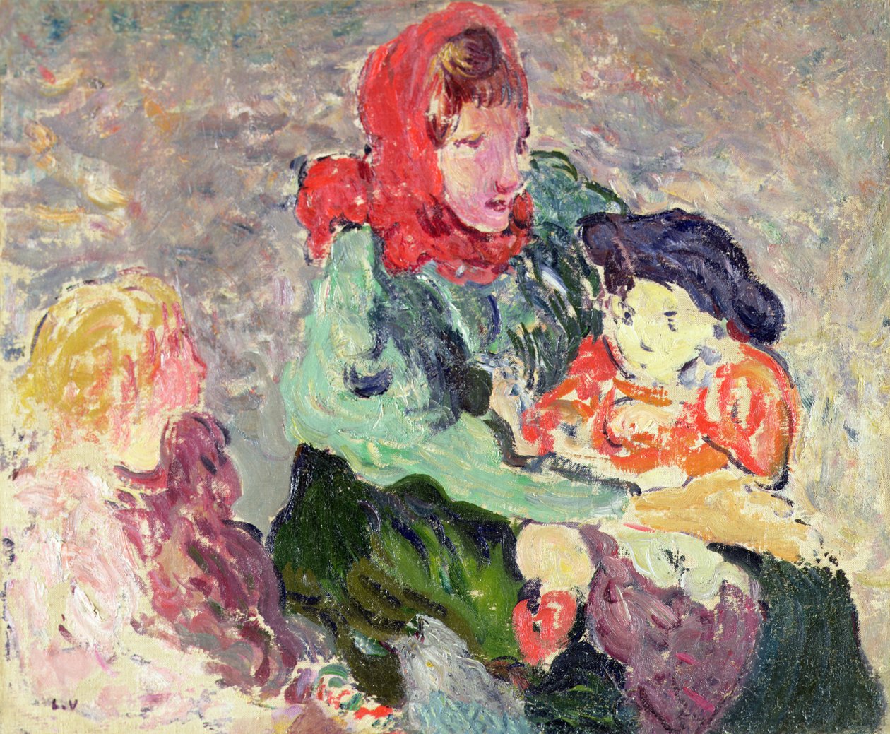 Punainen huivi tekijältä Louis Valtat