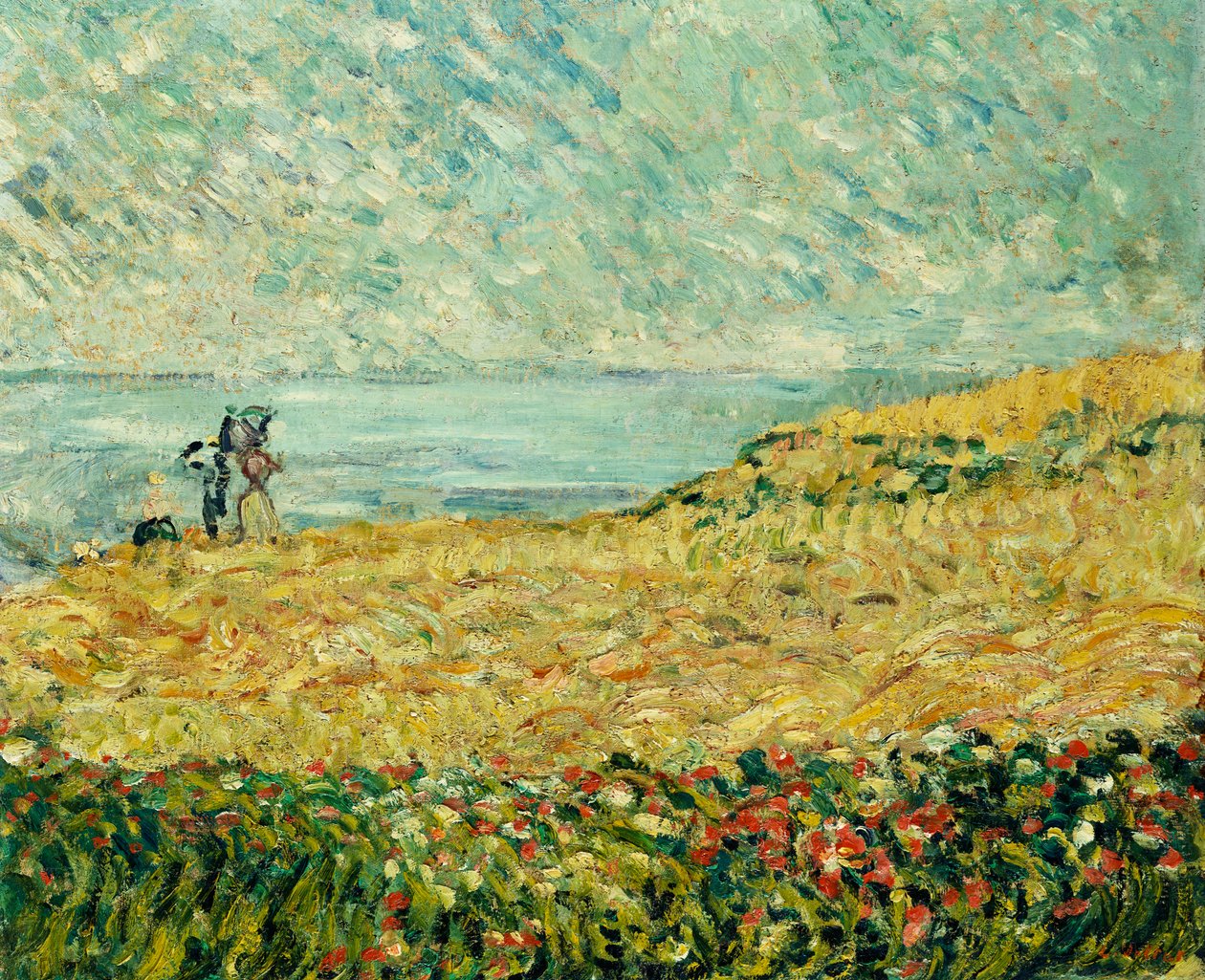 The Walk (öljy kankaalle) tekijältä Louis Valtat