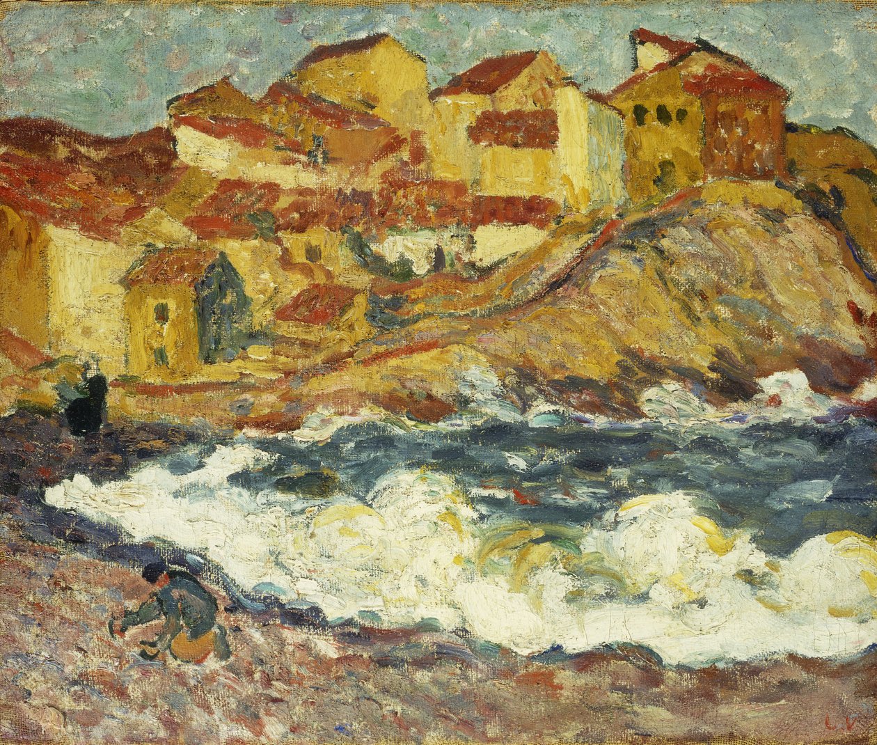 Kylä meren rannalla tekijältä Louis Valtat