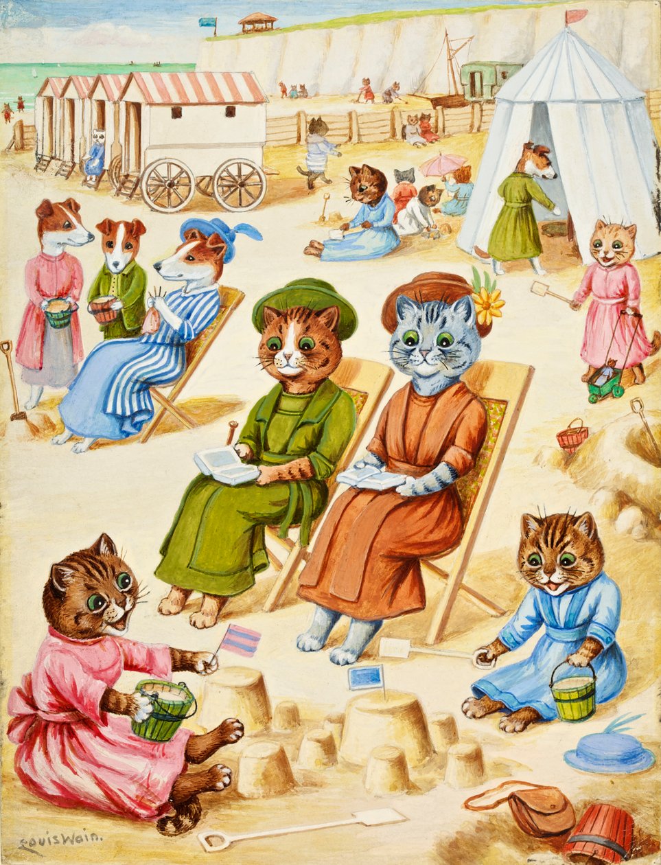 Loma-aika tekijältä Louis Wain