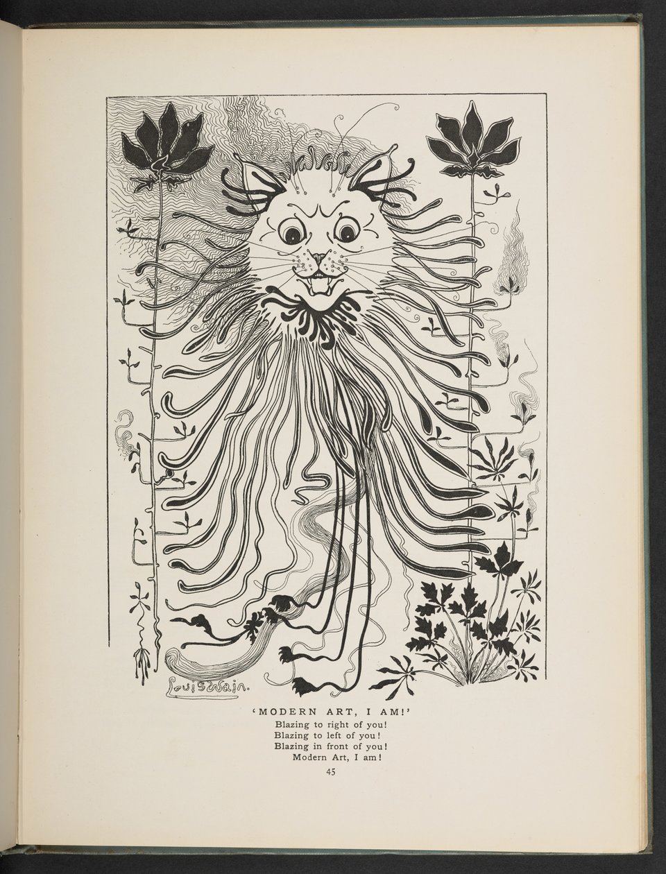 Olen modernia taidetta Olen, alkaen s.45, Louis Wain Annual tekijältä Louis Wain