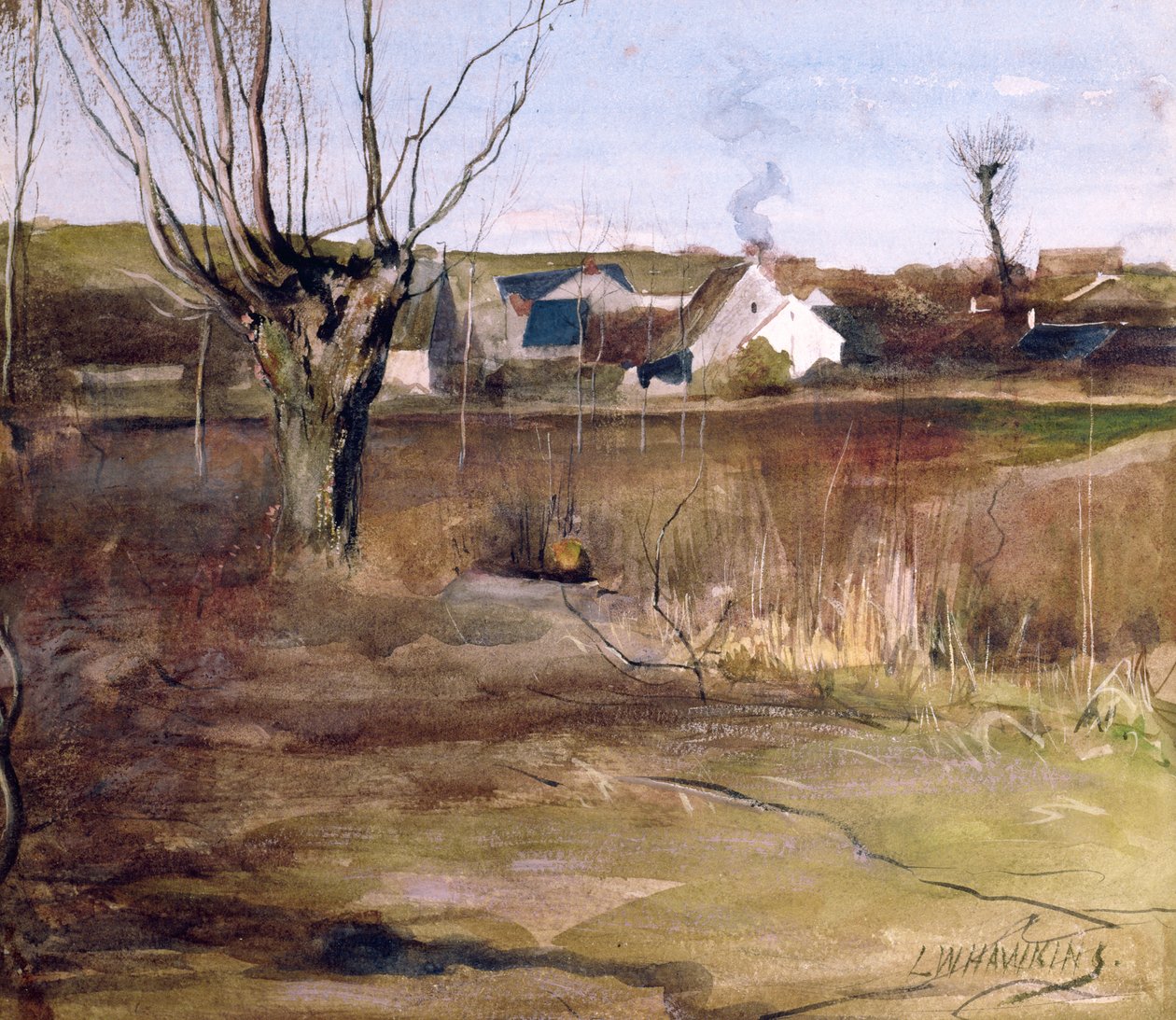 Pikardian maisema tekijältä Louis Welden Hawkins