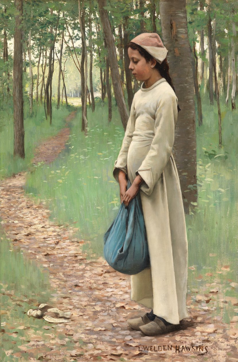 Tyttö Bindlen kanssa tekijältä Louis Welden Hawkins