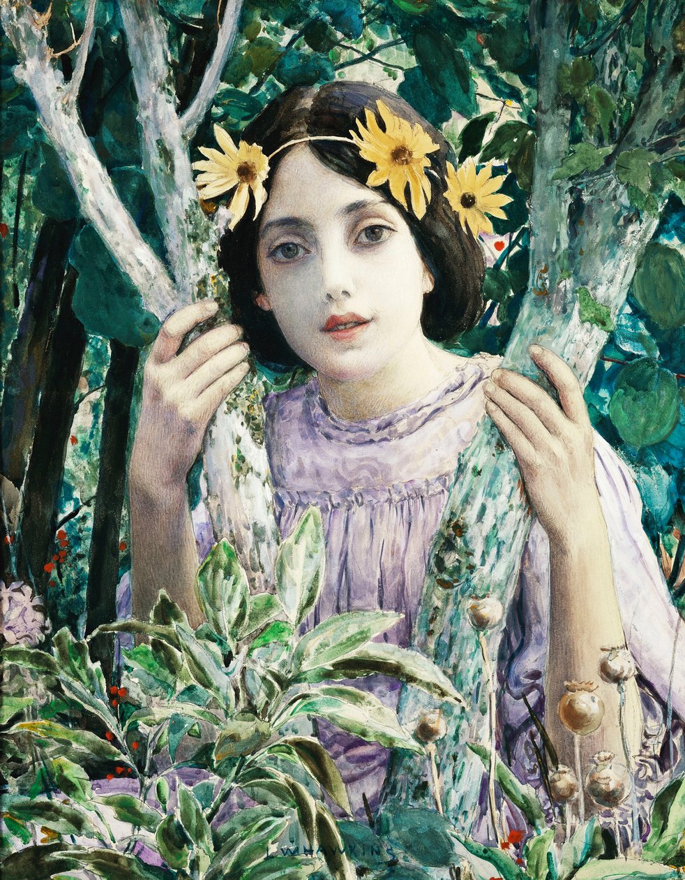 Idylli, tekijältä Louis Welden Hawkins