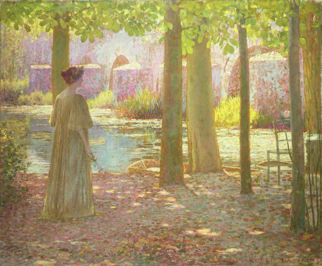 Kesä joen rannalla tekijältä Louis Welden Hawkins